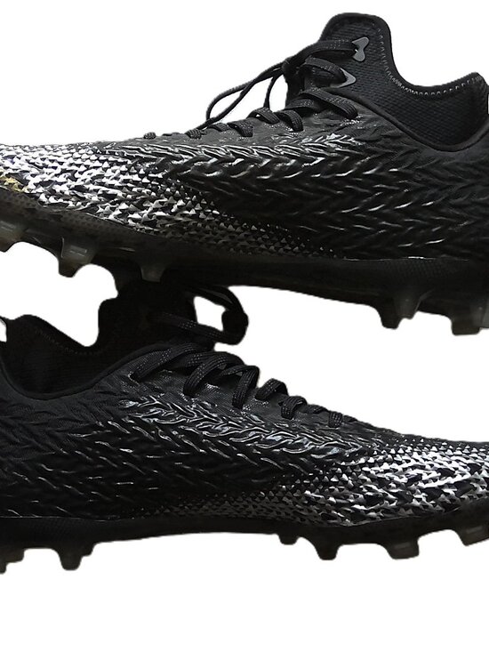 Under Armour Spotlight Clone 3.0 MC Football Cleats Men\'s Black & Silver Sz 14 main image 5
